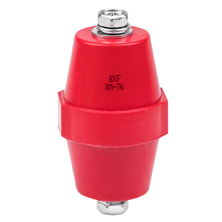 Изолятор шинный силовой EKF SM 76 "бочонок" plc-sm-76