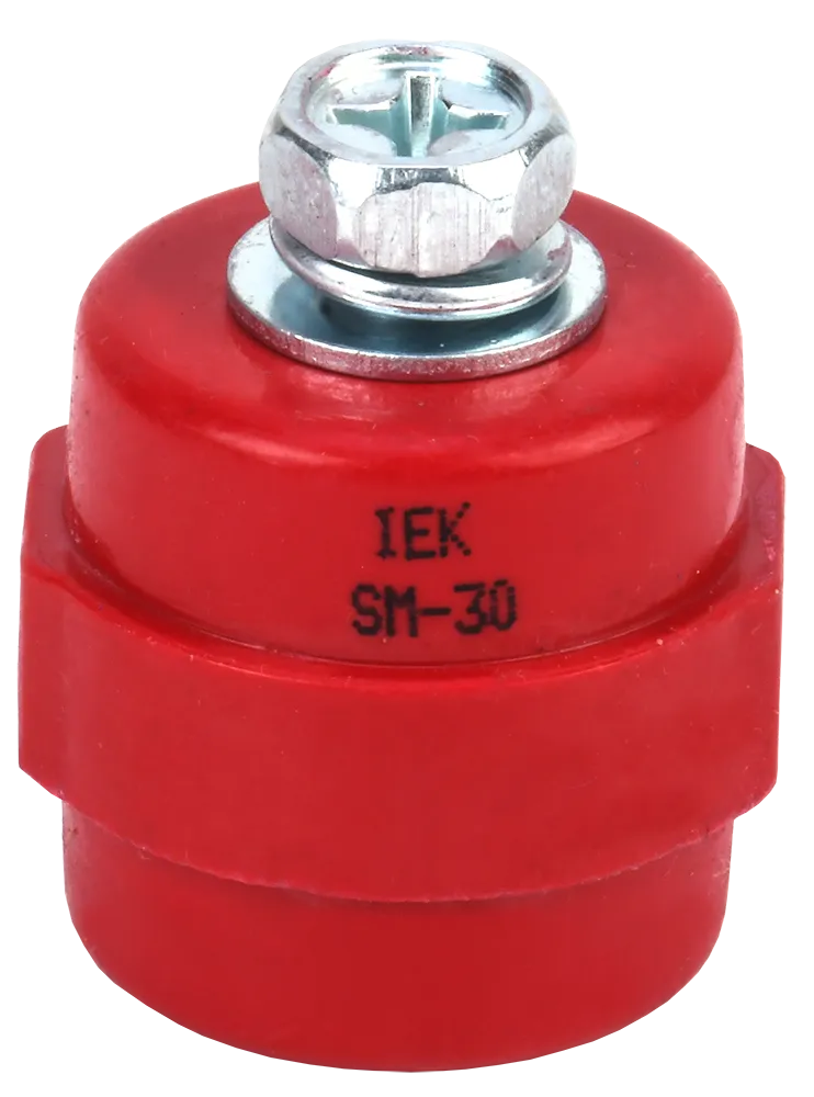 Изолятор шинный силовой IEK SM30 YIS11-30-08-B