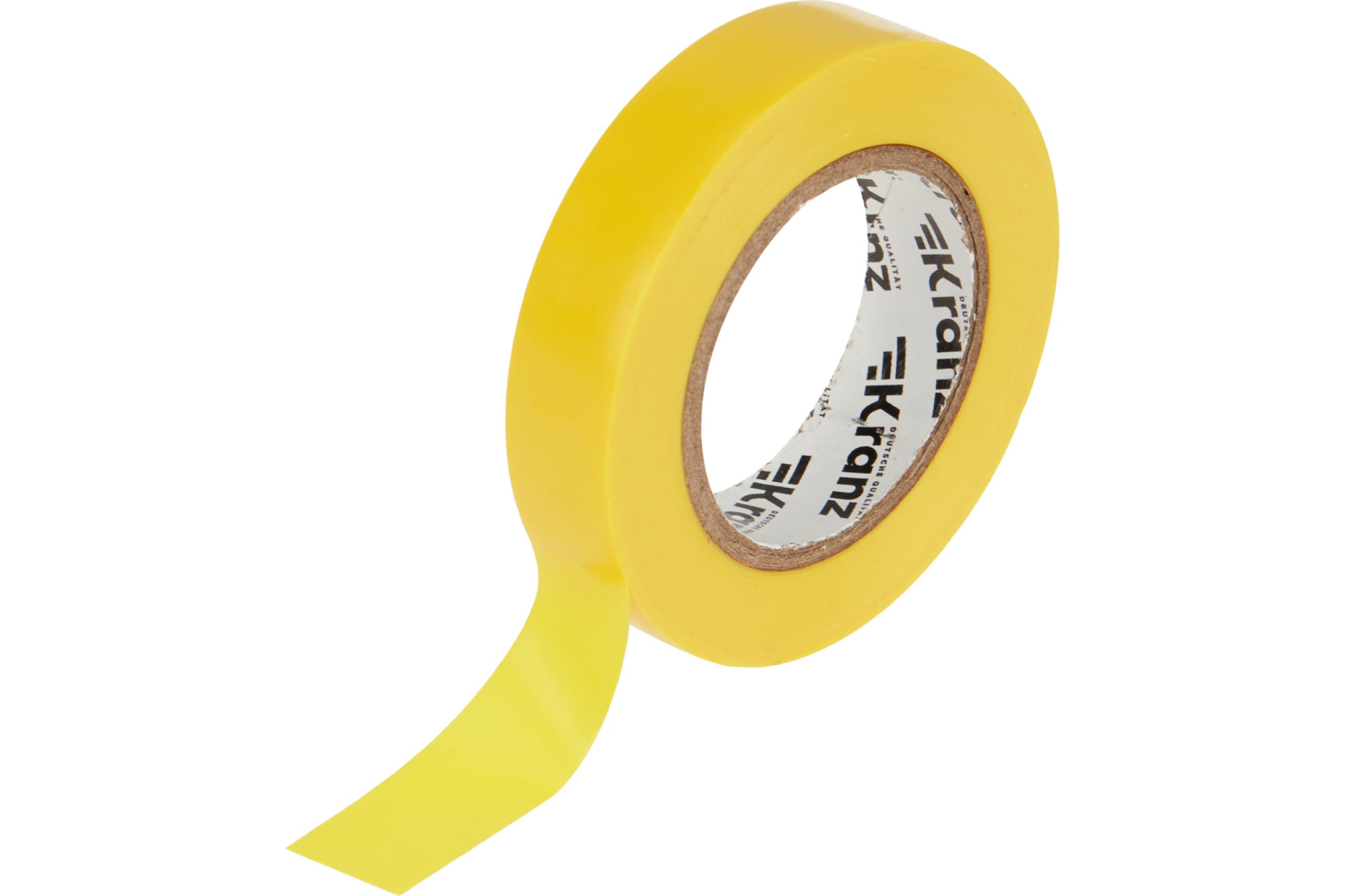 

Изолента ПВХ, 130 мкм/15 мм/20 м, желтая, Kranz (KR-09-2602)