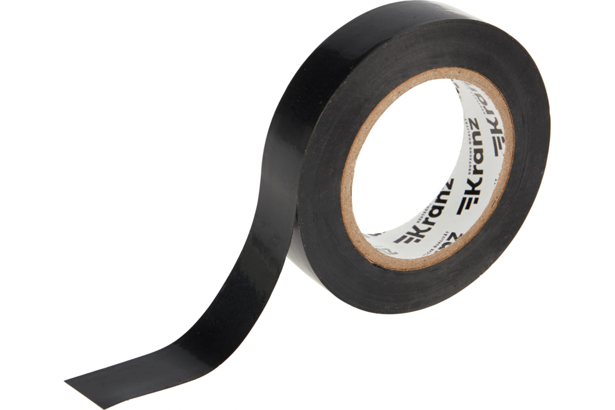 

Изолента ПВХ KR-09-2606, 130 мкм/1.5 см/20 м, черная, Kranz (1544470), KR-09-2606