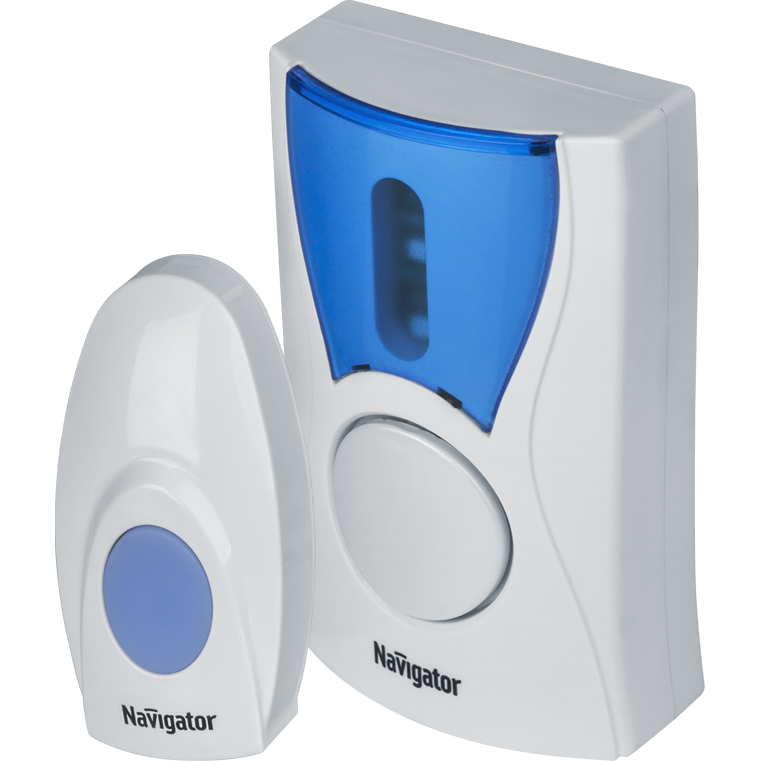 

Звонок беспроводной Navigator 61268 , с одной кнопкой, белый (NDB-A-DC02-1V1-WH), 61268