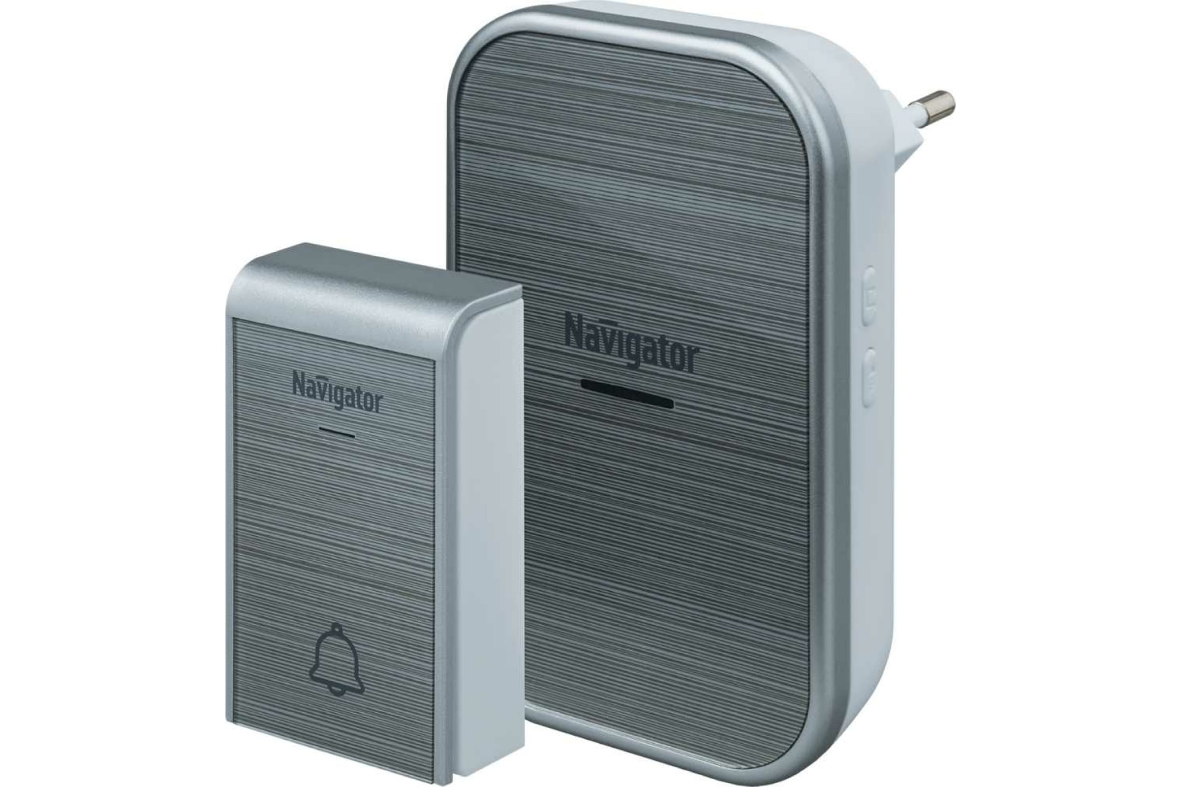 Звонок беспроводной Navigator 80507 , с одной кнопкой, серый (NDB-D-AC04-1V1-S)