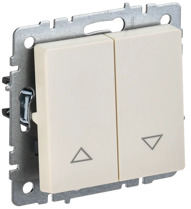 

Выключатель IEK Brite ВС10-1-5-БрКр, 1кл., скрытый монтаж, механизм с накладкой без рамки, бежевый (BR-V15-0-10-K10), ВС10-1-5-БрКр