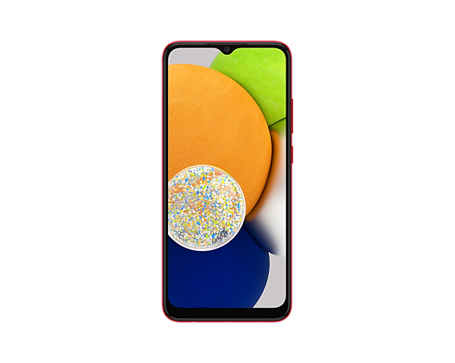 

Смартфон Samsung Galaxy A03, 6.5" 720x1600 PLS, Unisoc Tiger T606, 4Gb RAM, 64Gb, 3G/4G, Wi-Fi, BT, 2xCam, 2-Sim, 5000mAh, Micro-USB, Android 11, красный (SM-A035FZRGSKZ), Galaxy A03