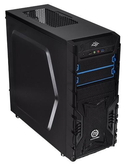 Корпус Thermaltake Versa H23 , ATX, Midi-Tower, черный, Без БП (CA-1B1-00M1NN-01)