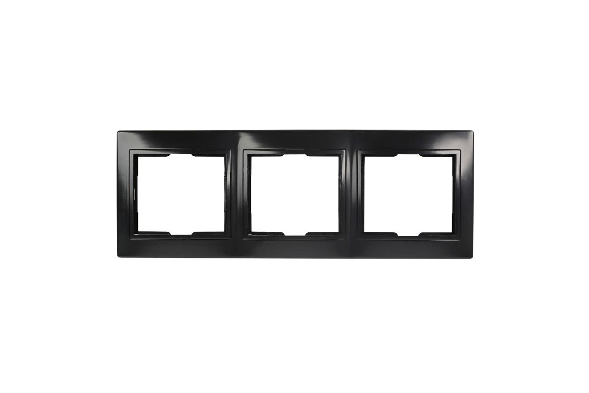 

Рамка SMARTBUY Венера, горизонтальная, 3-поста, черный (SBE-01b-00-FR-3), 0