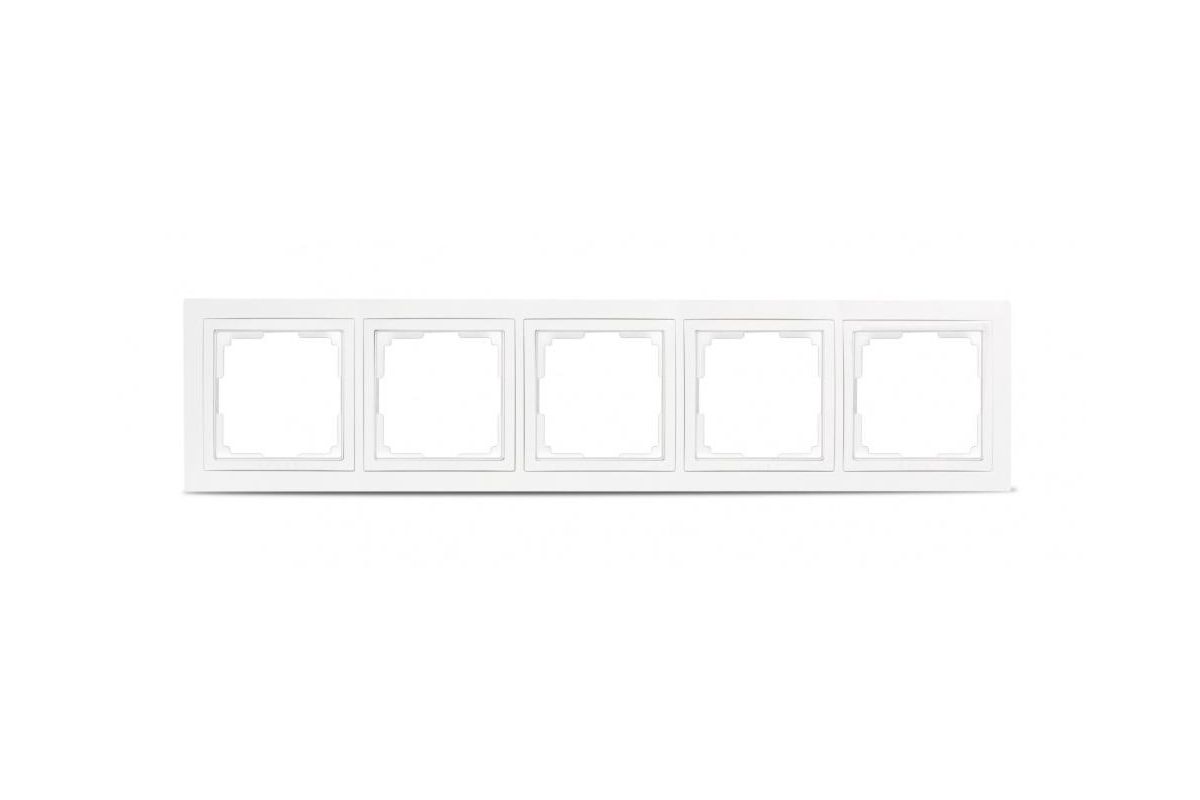 

Рамка SMARTBUY Нептун, 5-постов, белый (SBE-05w-Plastic-FR-5)