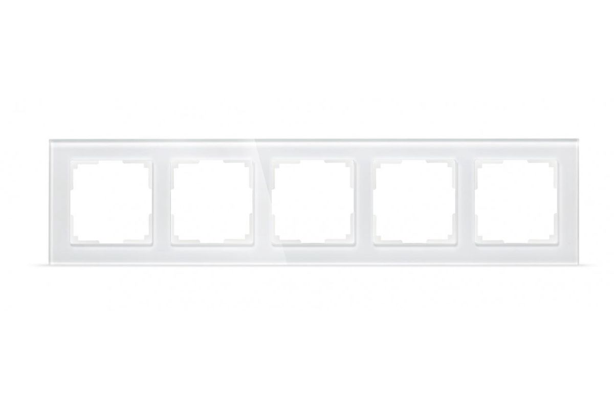 

Рамка SMARTBUY Нептун, 5-постов, белая (SBE-05w-Glass-FR-5), 0