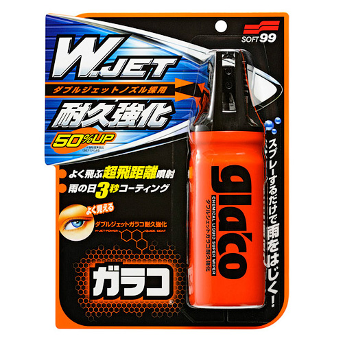 Антидождь Soft99 Glaco "W" Jet Strong, 180 мл