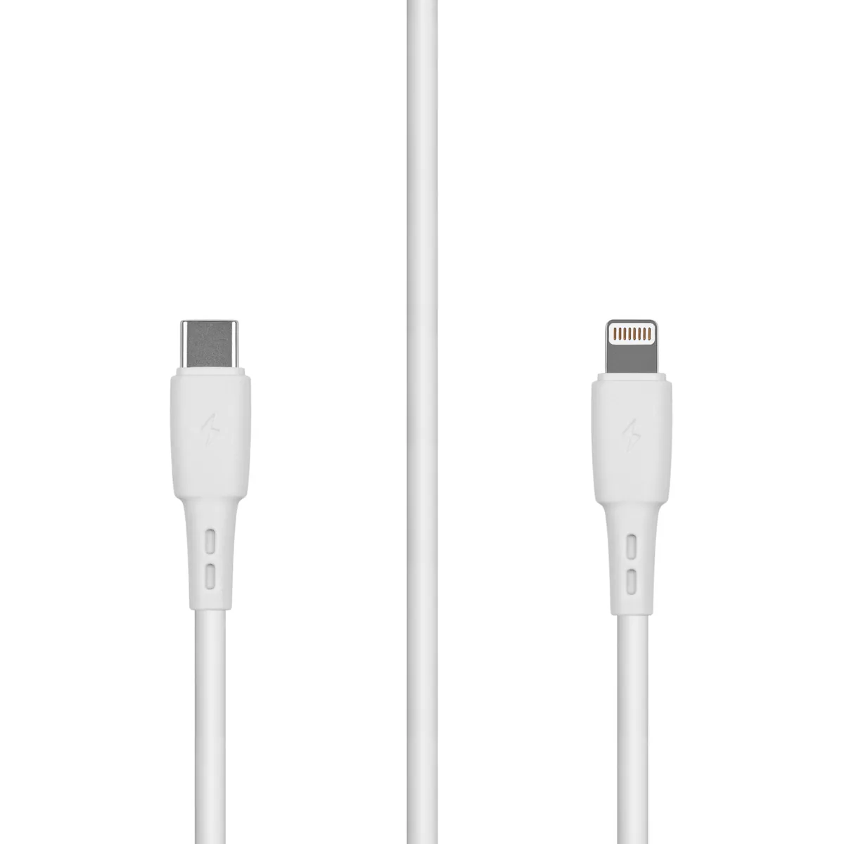 

Кабель Lightning 8-pin-USB Type-C, экранированный, 3A, 1м, белый Carmega (CAR-C-CL1M-WH)