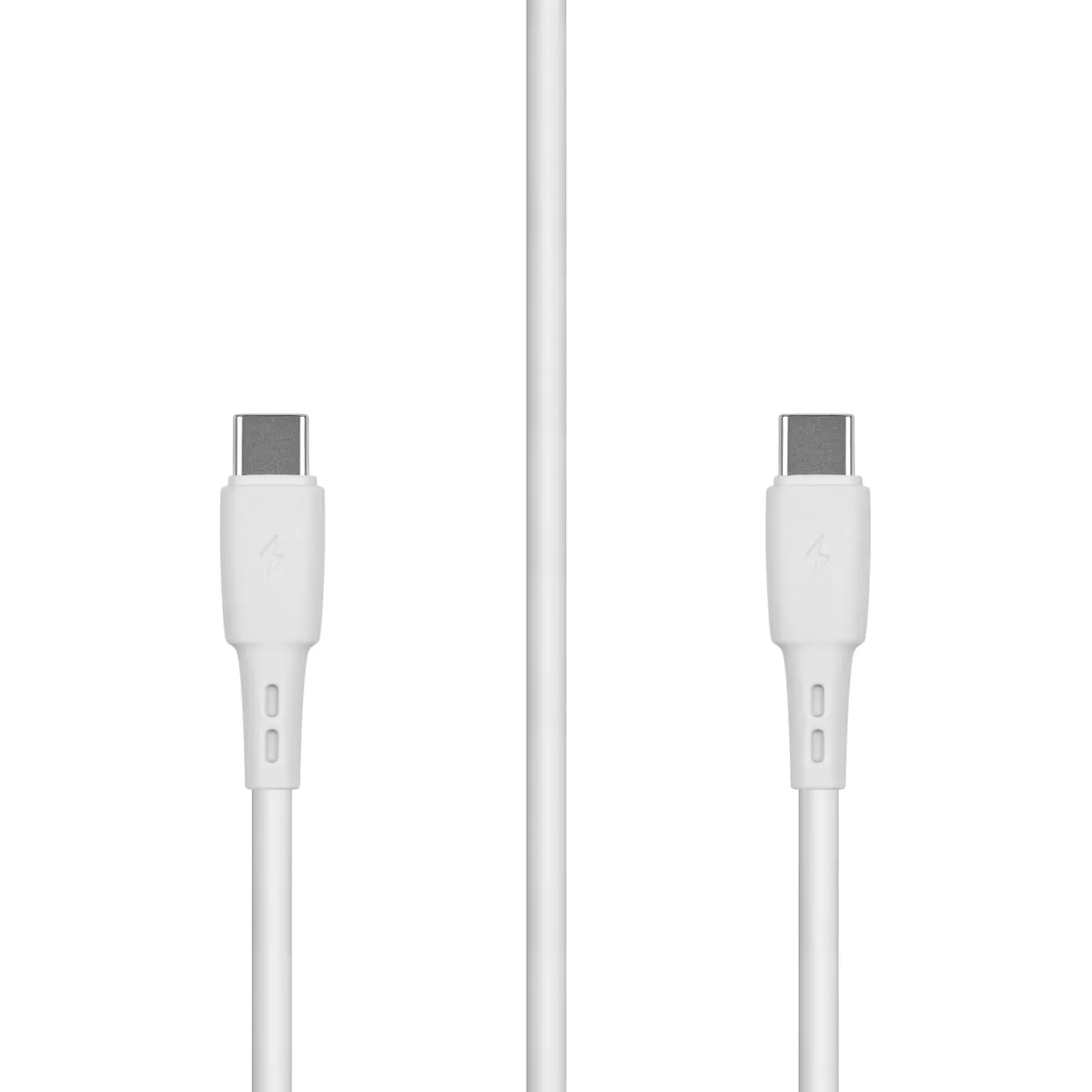 

Кабель USB Type-C-USB Type-C, 3A, 1м, белый Carmega (CAR-C-CC1M-WH)