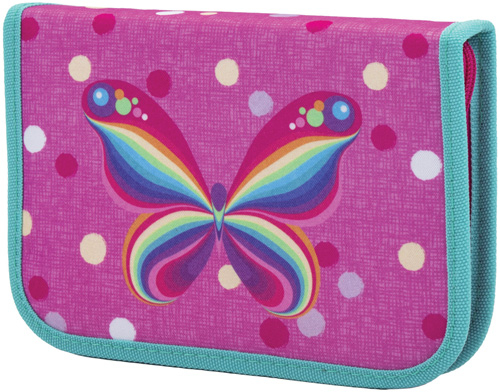 Пенал TIGER FAMILY Rainbow Butterfly, 1 отделение, розовый (TGNQ-008C1E)