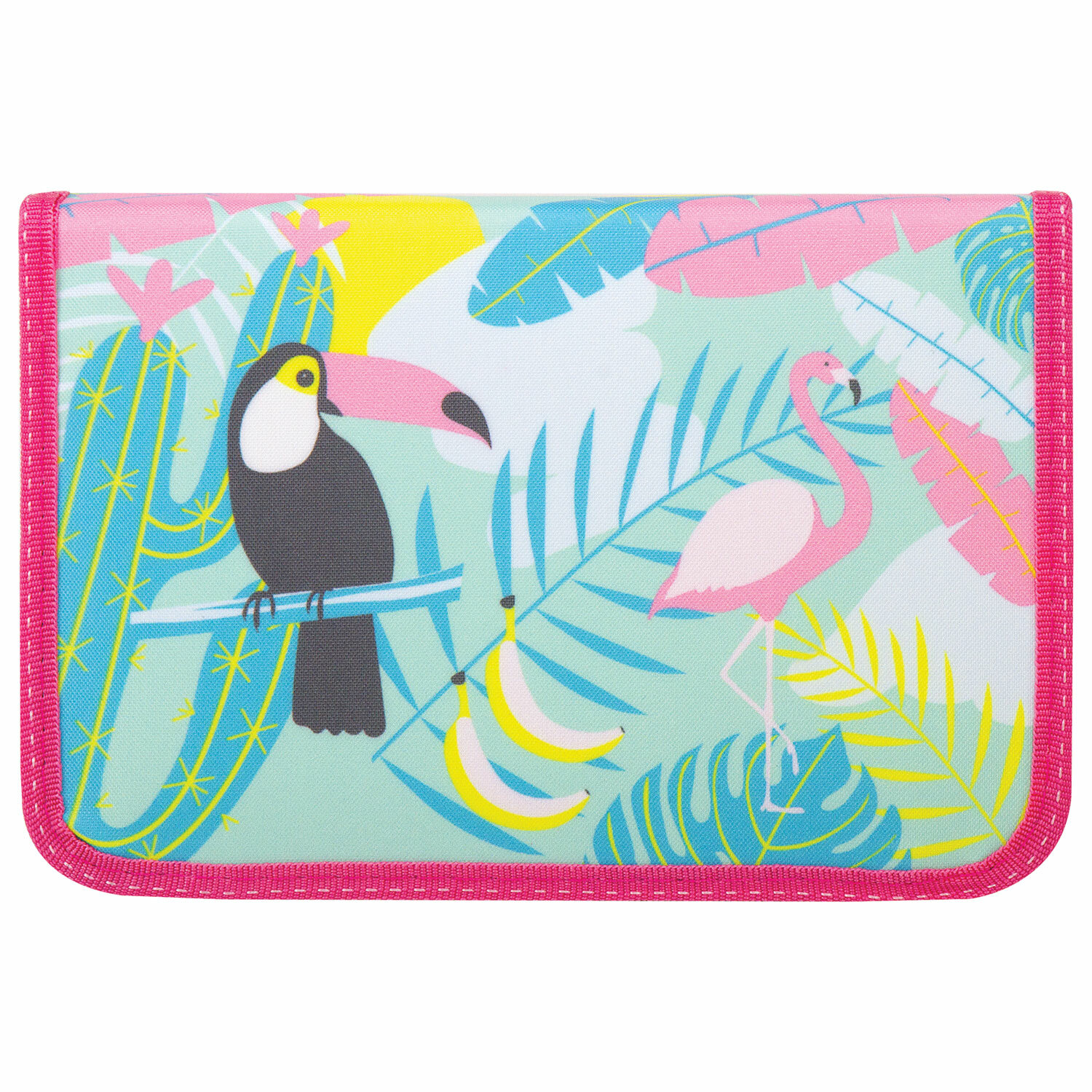 

Пенал ПИФАГОР Handy Toucan, 1 отделение, зеленый (229209), Toucan