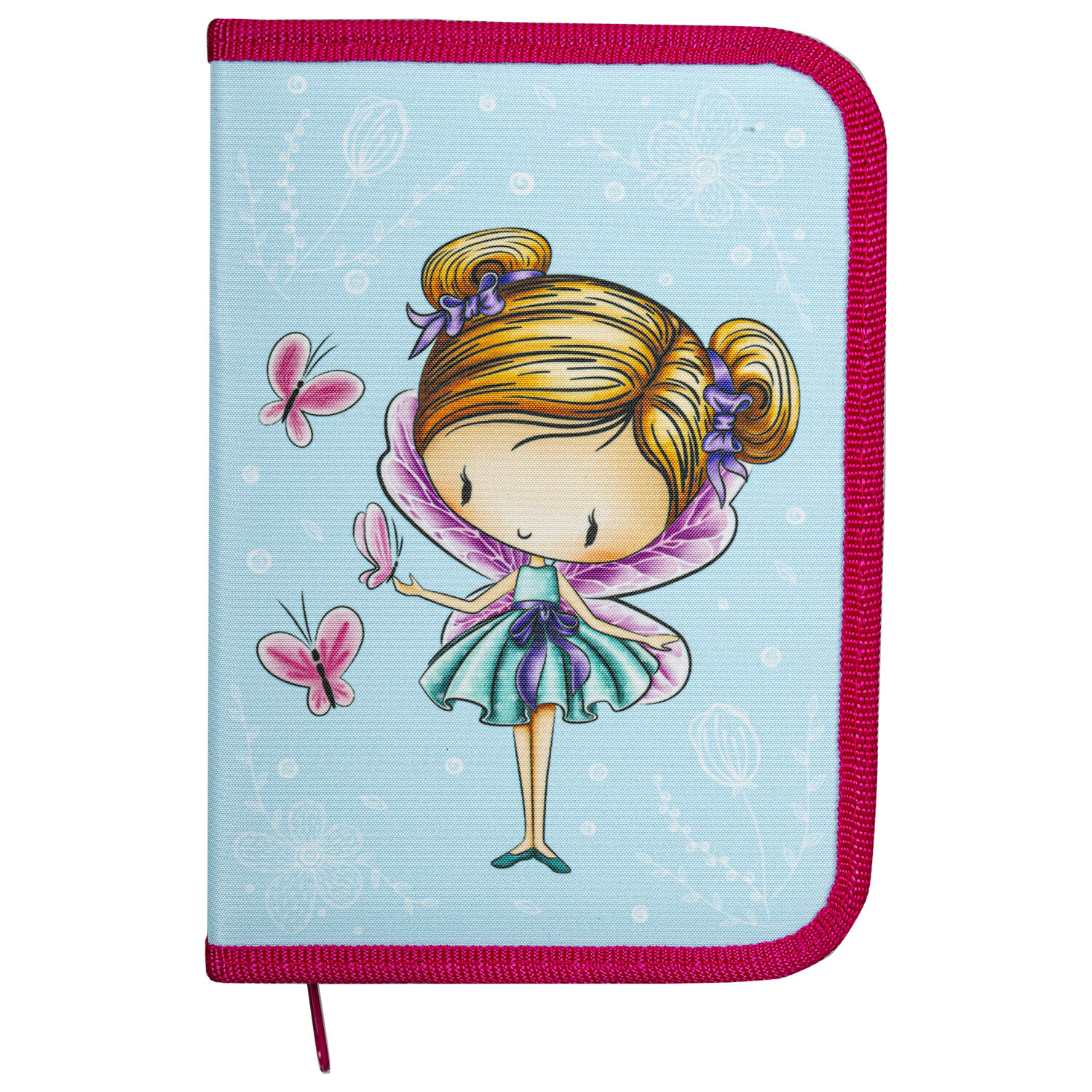 

Пенал ПИФАГОР Handy Fairy, 1 отделение, голубой (271019), Fairy
