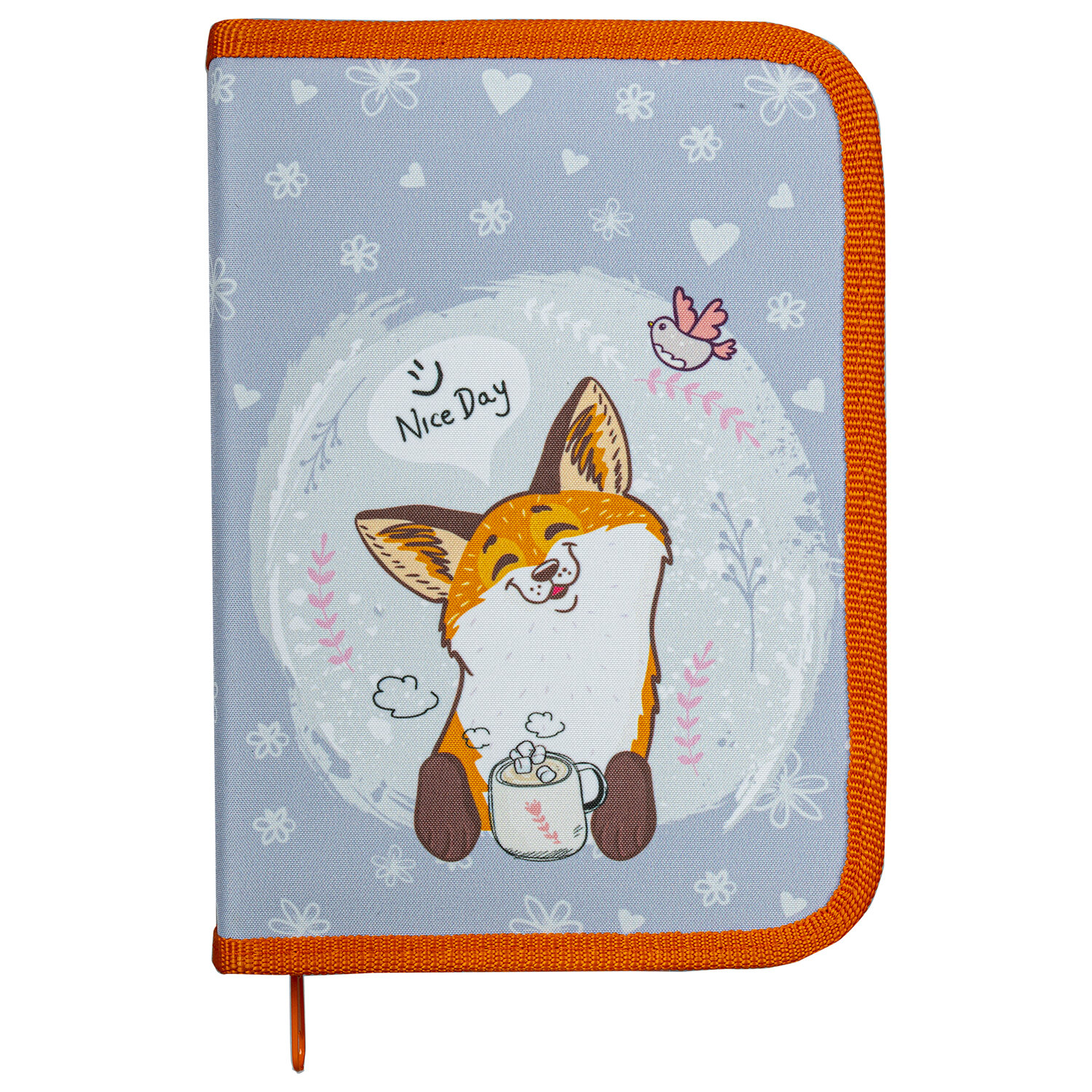 

Пенал ПИФАГОР Handy Cute fox, 1 отделение, серый (271018), Cute fox