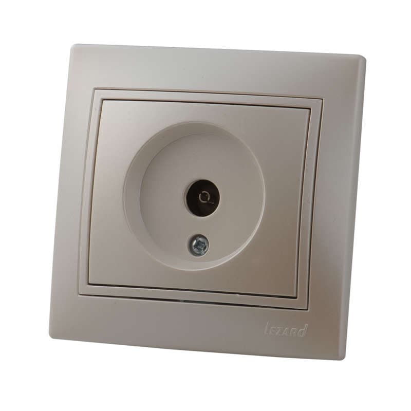 

Розетка LEZARD MIRA, жемчужный белый/перламутр (701-3030-129)