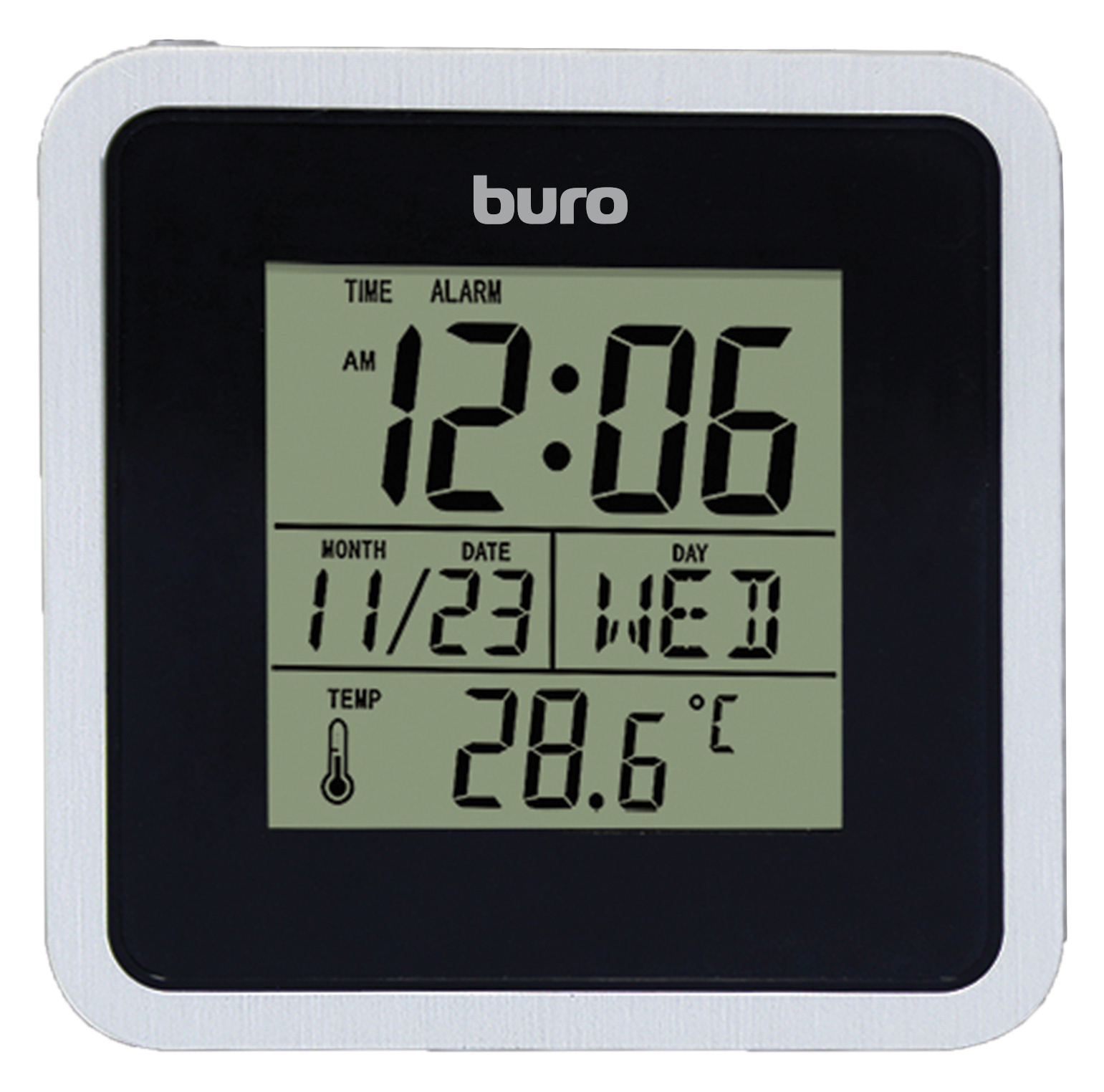 Термометр цифровой Настольный/настенный, Buro BU-WSH159