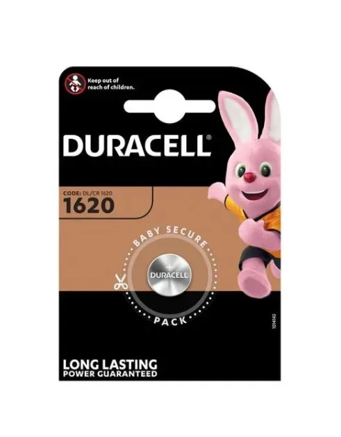 

Батарея Duracell Lithium, CR1620, 3V, 1шт.