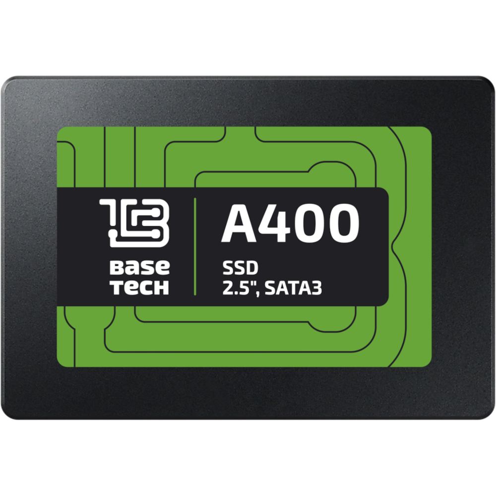 Твердотельный накопитель (SSD) BaseTech 120Gb A400, 2.5", SATA3 (SSDBTA400120G(N)), Bulk