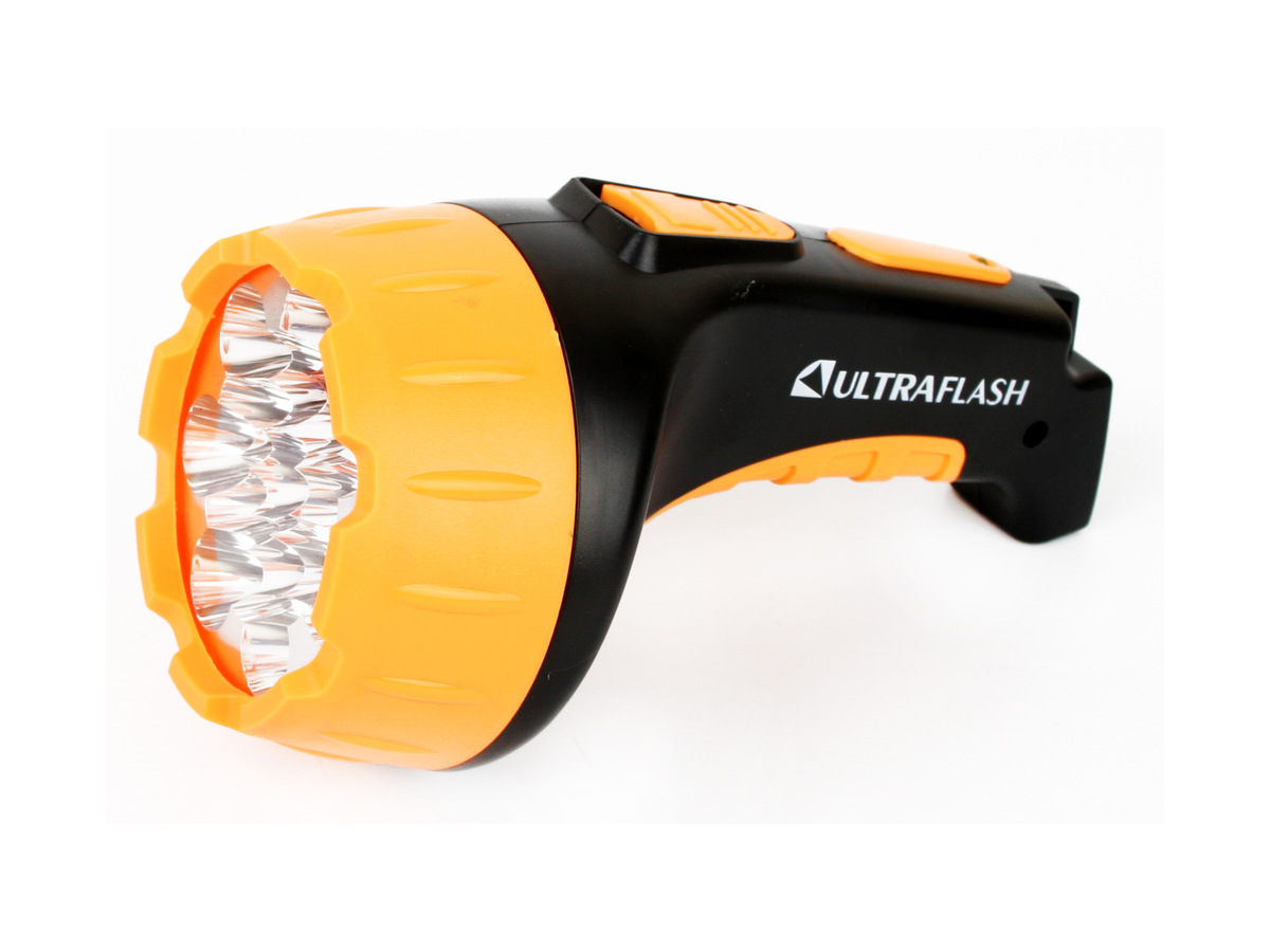 

Фонарь ручной Ultraflash LED3815 (9217), Желтый / черный, LED3815