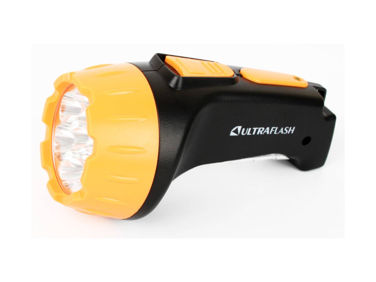 

Фонарь ручной Ultraflash LED3818 (10973), Желтый / черный, LED3818