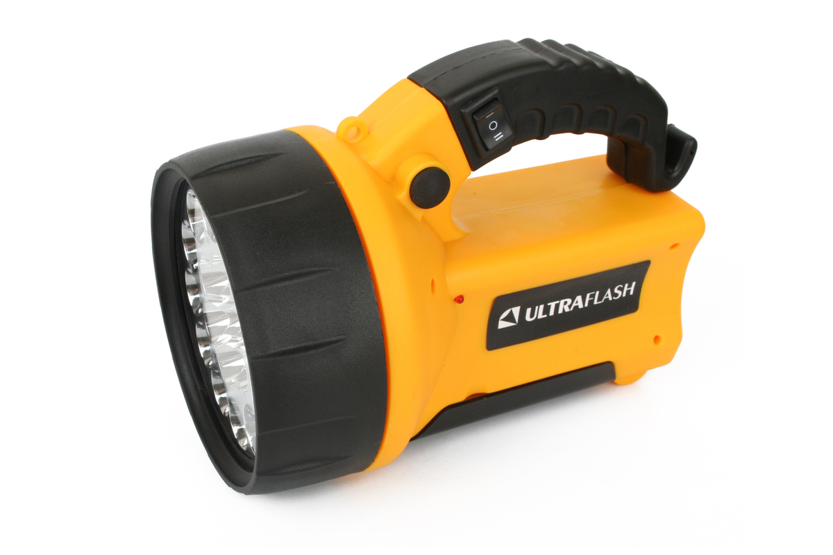 

Фонарь ручной Ultraflash UF3712LED (8310), Желтый / черный, UF3712LED