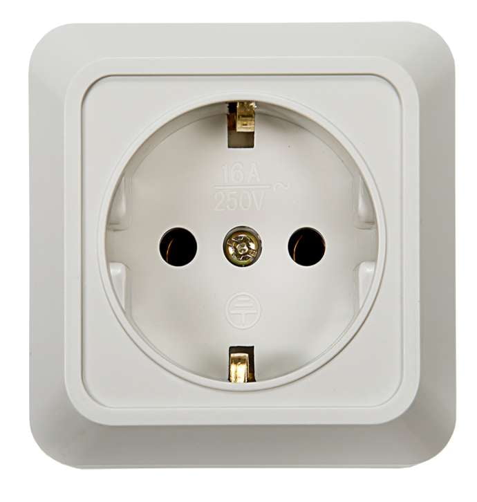 

Розетка IN HOME BOLLETO 7028, открытый монтаж, однопостовая, с з/к, в сборе, IP20, белый (4680005959792), 7028