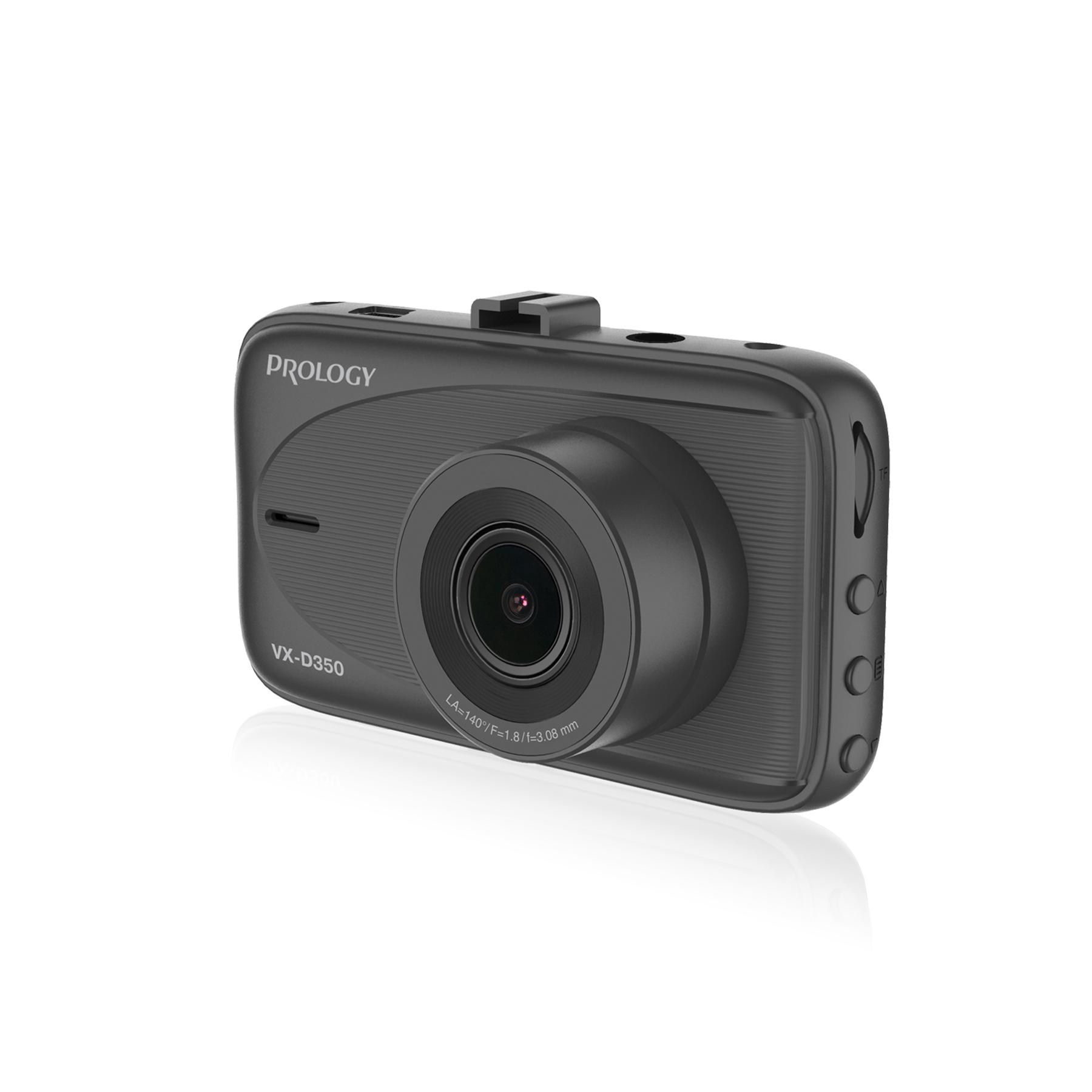 

Видеорегистратор Prology VX-D350, 2 камеры, 1920x1080 30 к/с, 140°, G-сенсор, microSD (microSDHC), черный (PRVXD350), VX-D350