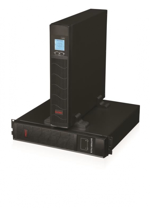 

ИБП DKC Info Rackmount Pro, 3000VA, 2400W, IEC, USB, черный (INFORPRO3000I), 0