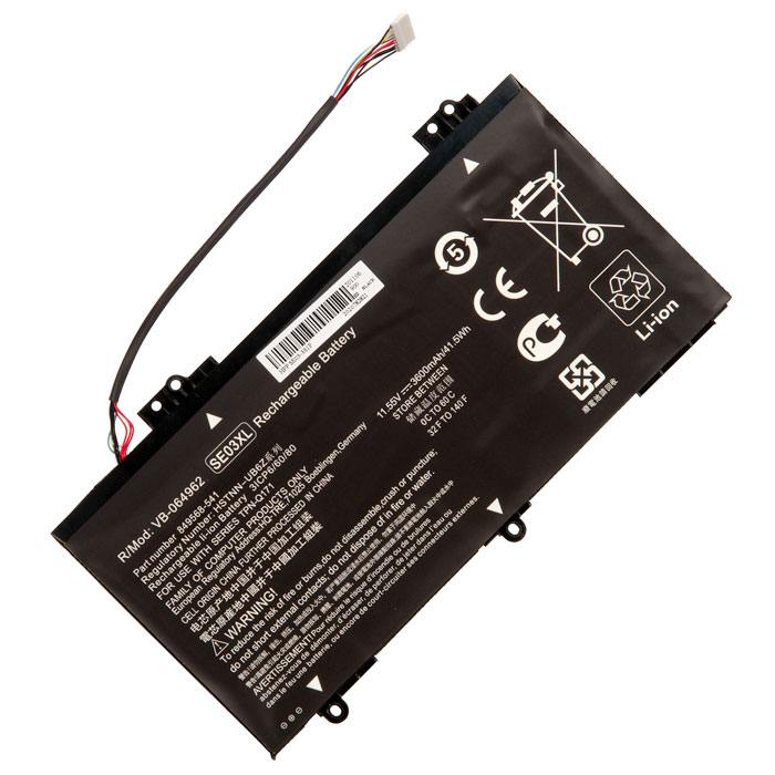 

Аккумуляторная батарея SE03-3S1P для HP Pavilion 14, 14-AL000, 11.6V, 3500mAh, черный, 41.5Wh (787827), SE03-3S1P