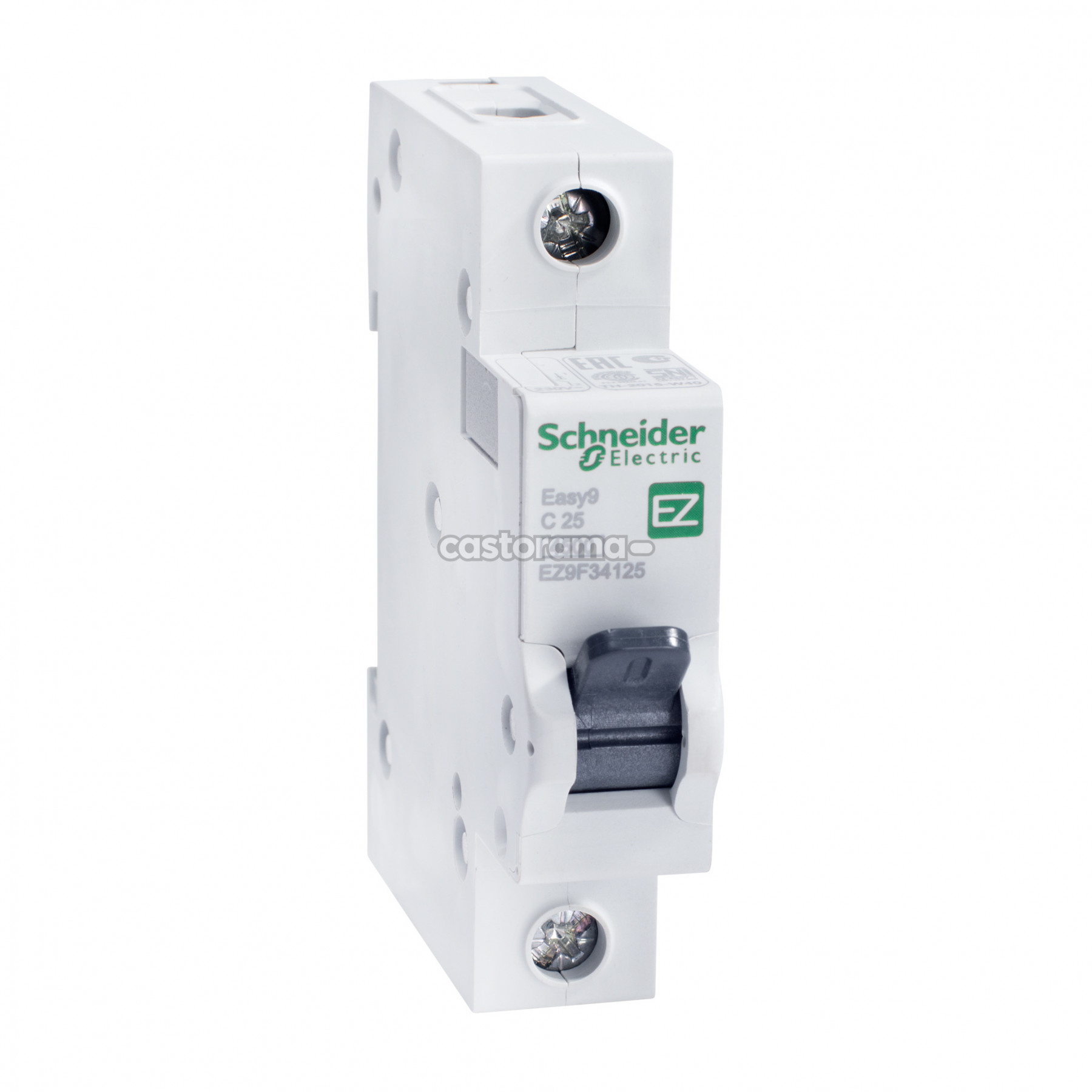 

Выключатель автоматический Schneider Electric EZ9F34125 однополюсный (1P/1П) 25A C 4.5кА (850517), EZ9F34125