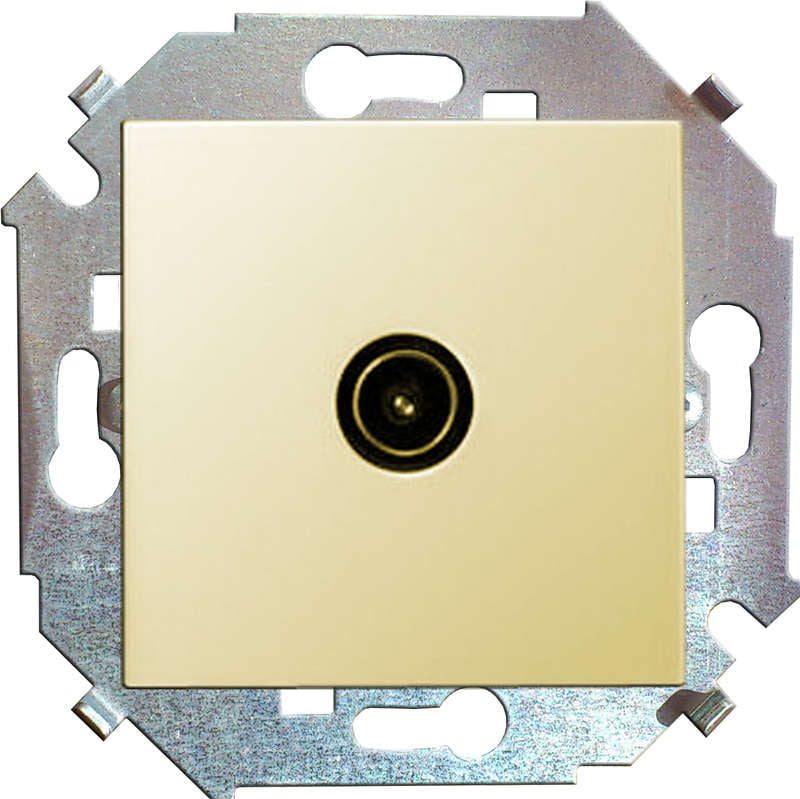 

Розетка TV Simon Simon15, слоновая кость (1591475-031)