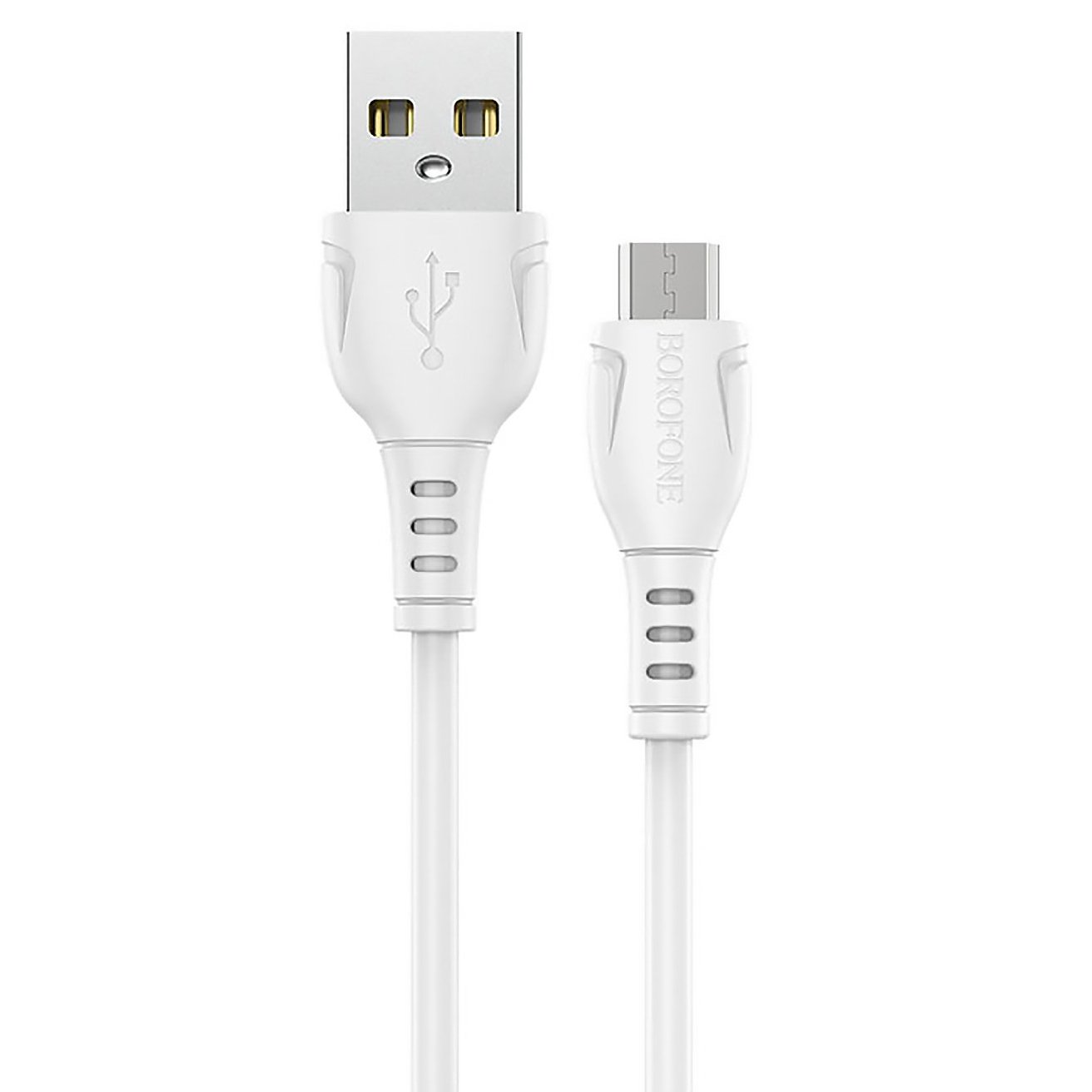 

Кабель Micro USB-USB, 2.4A, 1м, белый Borofone BX51 (133811), BX51