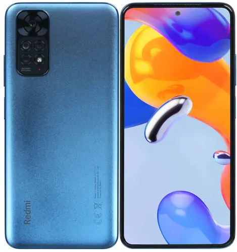 

Смартфон Xiaomi Redmi Note 11 Pro 5G, 6.67" 1080x2400 AMOLED, Qualcomm Snapdragon 695, 6Gb RAM, 64Gb, 3G/4G/5G, NFC, Wi-Fi, BT, 3xCam, 2-Sim, 5000 мА⋅ч, USB Type-C, Android 11, синий (38068), Redmi Note 11 Pro 5G