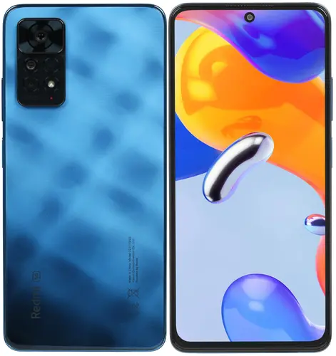 

Смартфон Xiaomi Redmi Note 11 Pro+ 5G, 6.67" 1080x2400 AMOLED, Qualcomm Snapdragon 695, 8Gb RAM, 128Gb, 3G/4G/5G, NFC, Wi-Fi, BT, 3xCam, 2-Sim, 5 А·ч, USB Type-C, Android 11, голубой (40313), Redmi Note 11 Pro+ 5G