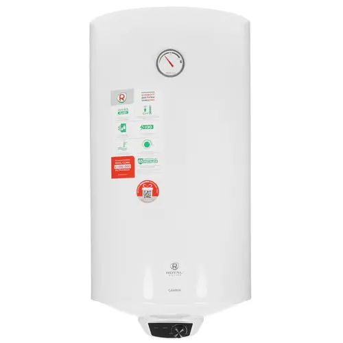 

Водонагреватель электрический накопительный 100л/эмаль, Royal Clima Gamma (RWH-GA100-RE)