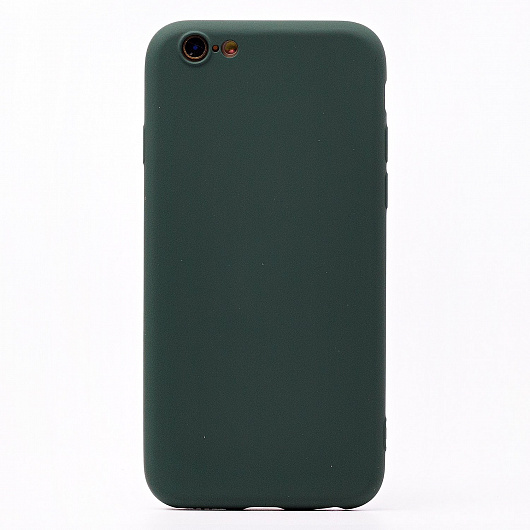 

Чехол-накладка Activ Original Design для смартфона Apple 6/6S, силикон, темно-зеленый (207805)