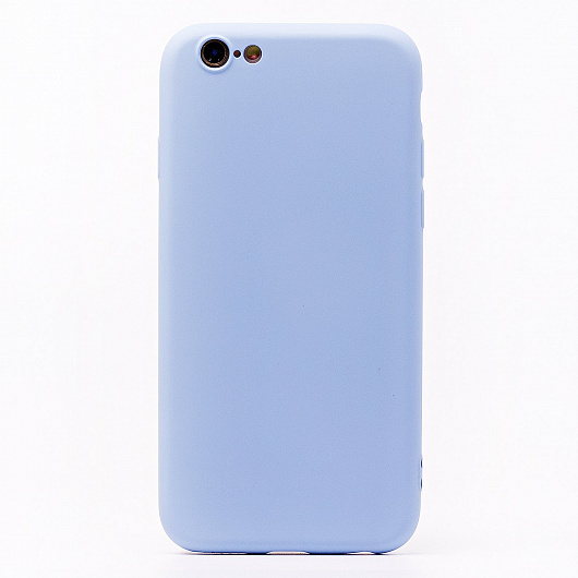 

Чехол-накладка Activ Original Design для смартфона Apple 6/6S, силикон, голубой (207806)