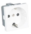 

Розетка Ecoplast LK45, скрытый монтаж, однопостовая, с з/к, со шторками, 16A, в сборе, IP20, белый (851404)