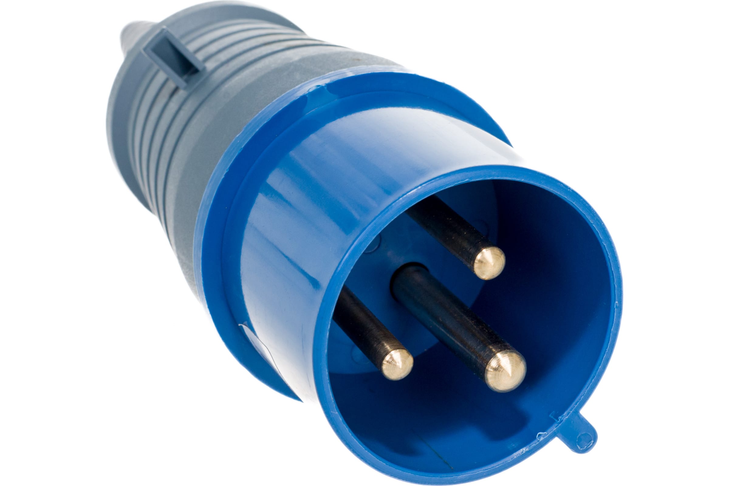 Вилка прямая IEK, кабельная, 32A, с/з, IP44, синий (PSR01-032-3)