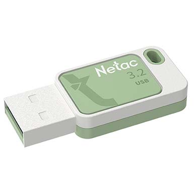 

Флешка 128Gb USB 3.2 Gen 1 Netac NT03UA31N-128G-32GN, белый/зеленый, NT03UA31N-128G-32GN