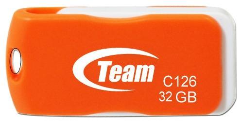 Флешка 32Gb USB 2.0 Team Group C126 (TC12632GE01) оранжевый