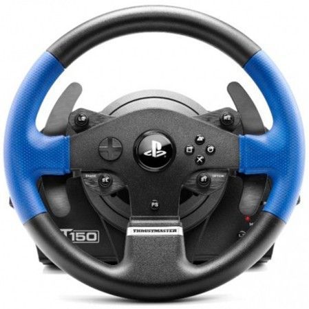 Руль Thrustmaster T150 RS EU VERSION, проводной, синий/черный (4160628), цвет синий/черный