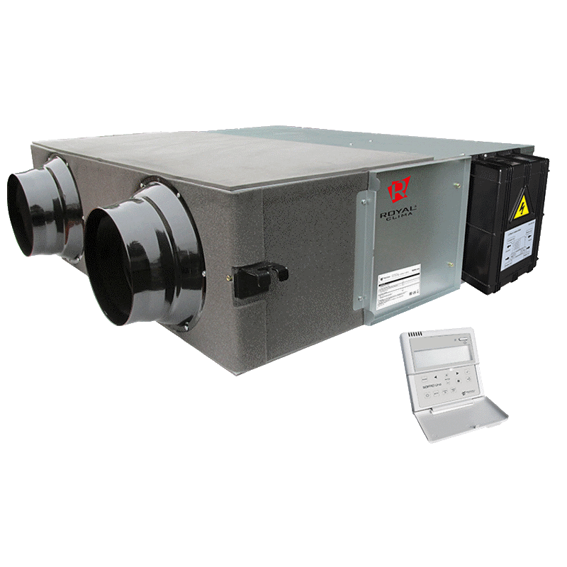 Установка приточно-вытяжной вентиляции Royal Clima RCS-350-U, до 319 м³/час
