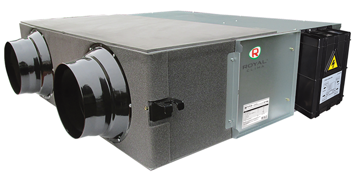 Установка приточно-вытяжной вентиляции Royal Clima RCS-500-U, до 475 м³/час