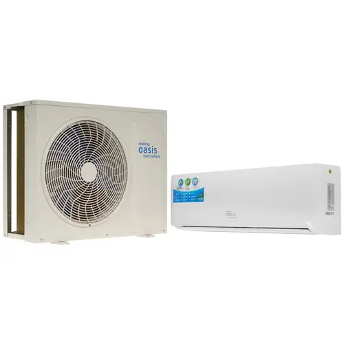 

Настенная сплит-система до 35м², 12000 BTU/ч, охлаждение / обогрев, осушение, белый, Oasis OC-12 (OC-12), OC-12