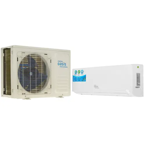 

Настенная сплит-система до 26м², 9000 BTU/ч, охлаждение / обогрев, осушение, белый, Oasis OC-9 (OC-9), OC-9