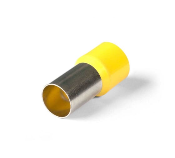 Наконечник НШВИ штыревой втулочный изолированный, 70 мм², медь, луженый, под опрессовку, желтый, КВТ 70-20 (79456)