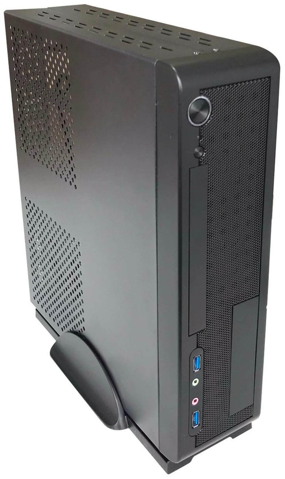 Корпус HIPER Office D3020, Mini-ITX, Slim-Desktop, черный, 500Вт (HO-D3020-U22-500) (Плохая упаковка)
