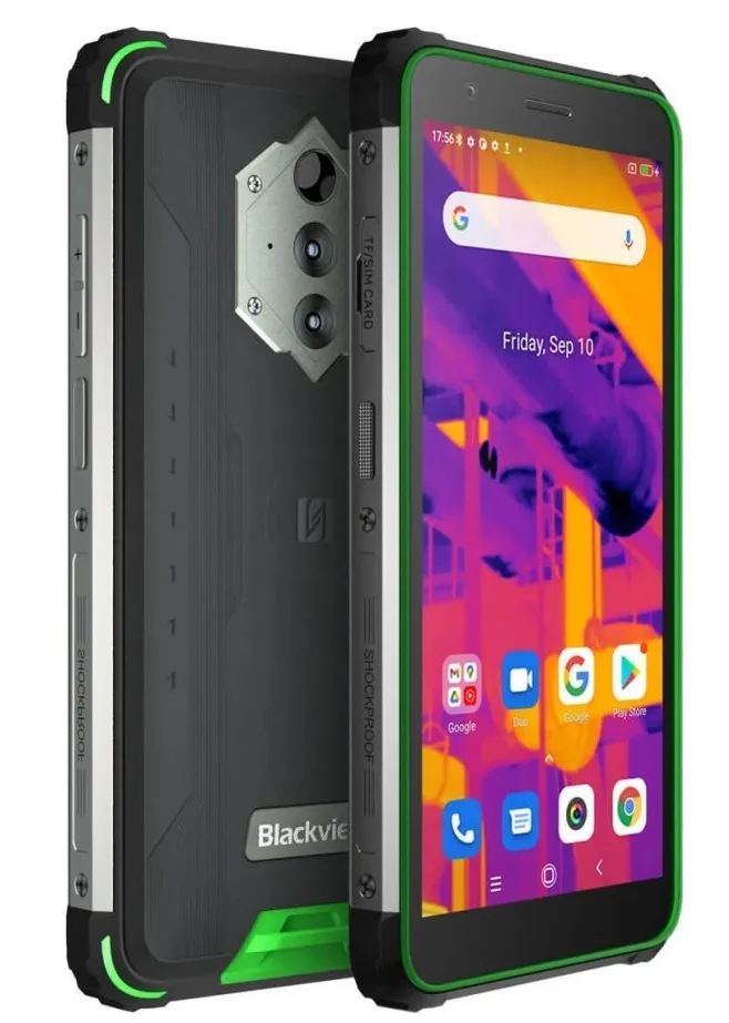 

Смартфон Blackview BV6600 Pro, 5.7" 720x1440 IPS, MediaTek Helio P35, 4Gb RAM, 64Gb, 3G/4G, NFC, Wi-Fi, BT, 3xCam, 2-Sim, 8580mAh, USB Type-C, Android, черный, ударопрочный корпус (BV6600 PRO BLACK-GREEN), BV6600 Pro
